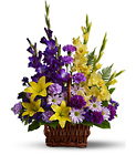 Basket of Memories from Boulevard Florist Wholesale Market